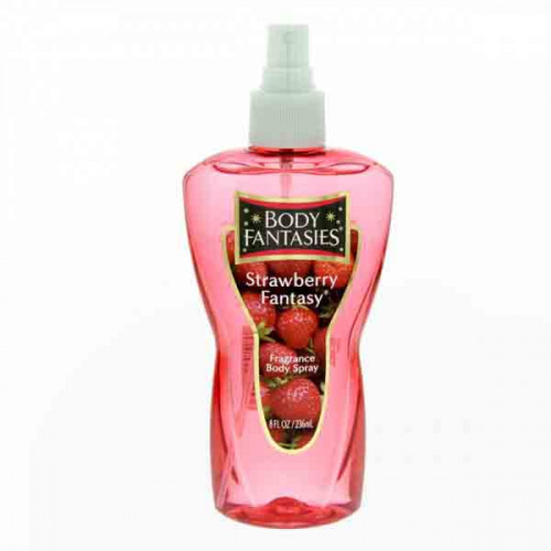 Body Fantasies Strawberry Body Spray 8Oz