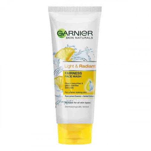 Garnier Skin Naturals Light Fairness Face Wash 100ml