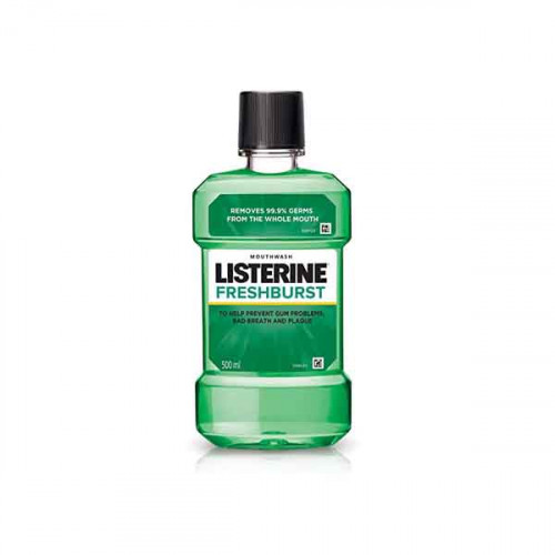 Listerine Fresh Burst Mouthwash 500ml