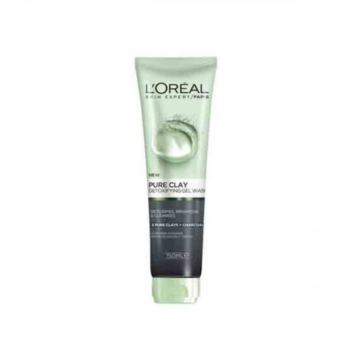 L'Oreal Pure Clay Charcoal Gel Wash 100ml