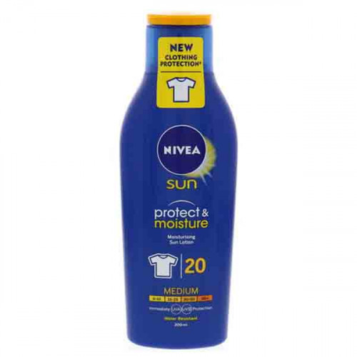 Nivea SPF 20 Sun Protect & Moisture Lotion 200ml