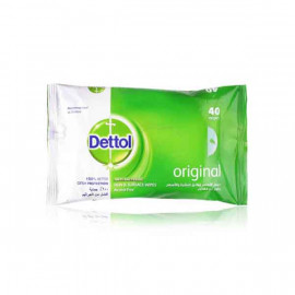 Dettol Antibacterial Wipes 40 Count