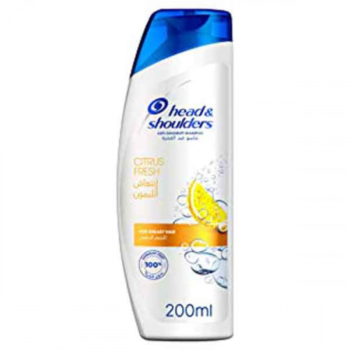 Head & Shoulders Citrus Nat Fresh Shampoo 200ml