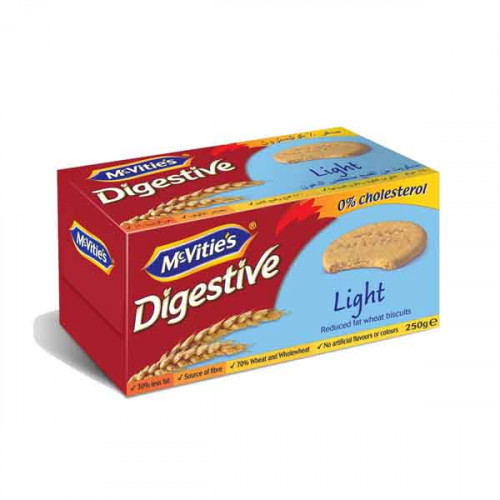 Mcvities Digestive Light Biscuits 250g