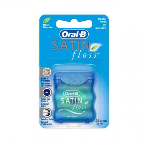 Oral-B Satin Floss Mint 25m