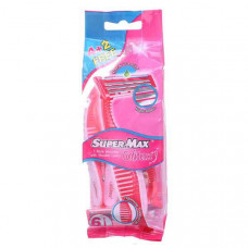 Supermax Razor Confidence 3 For Women 6 Pieces