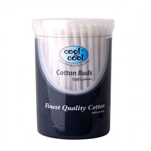 Cool & Cool Assorted Colours Cotton Buds 100S