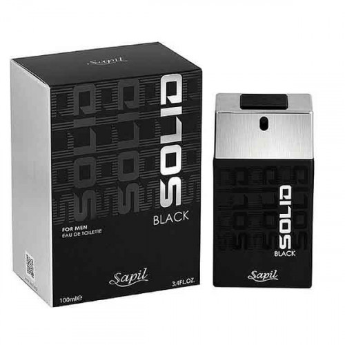 Sapil Solid Black Men EDT 100ml