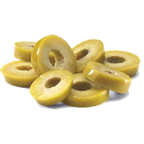 Al Omaira Style Sliced Green Olive Jordan 1kg