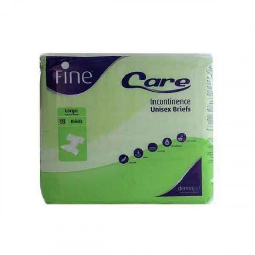 Fine Adult Diaper Large 18 Count