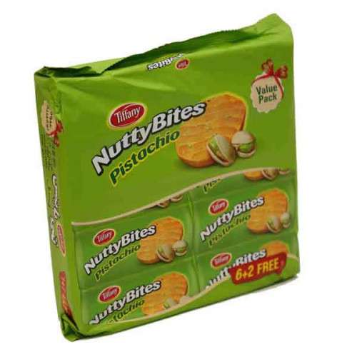 Tiffany Bites Pistachio Biscuits 90g x 8 Pieces