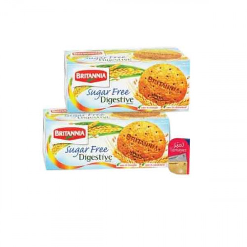 Britannia Digestive Sugar Free 350g x 2 Pieces