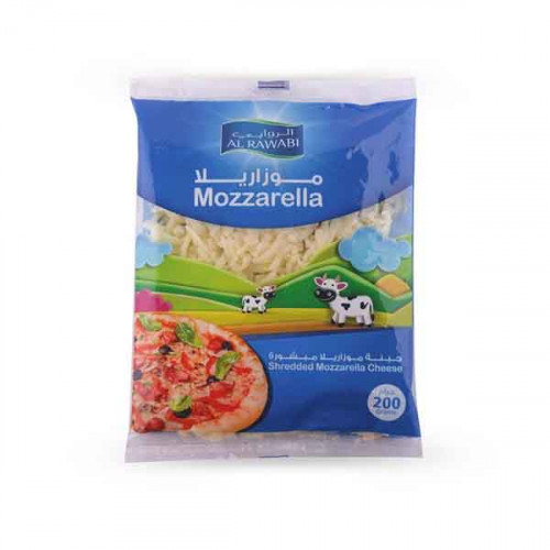 Al Rawabi Shredded Mozzarella Cheese 200g