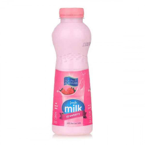 Al Rawabi Strawberry Milk 500ml