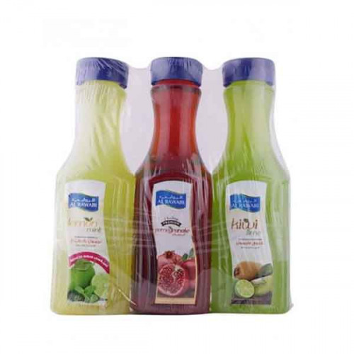 Al Rawabi Kiwi Lime Juice 2Litre+Pomegranate 1 Litre