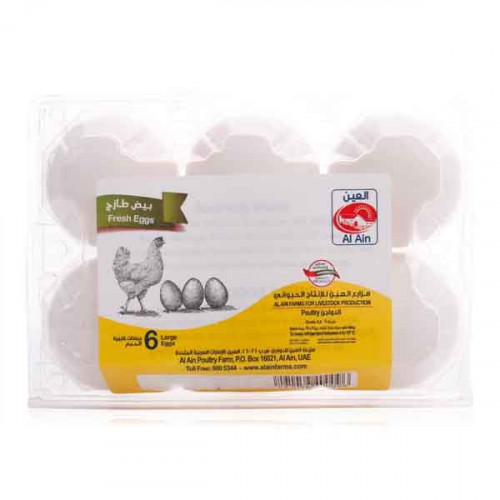 Al Ain Pre Pack Eggs 6 Pieces