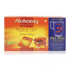 Alokozay Black Tea 100 Tea Bags +Mug