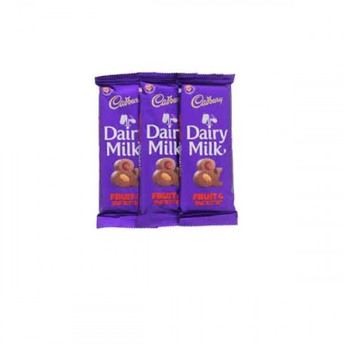 Cadbury Fruit &amp; Nut 100g x 3 Pieces