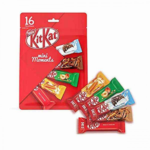 Nestle Kitkat Mini Moments 16 Pcs (Milk Chocolate, Caramel