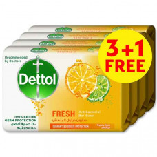 Dettol Soap Fresh 165g x 4 Pieces