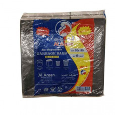 Al Areen HD 40 Micro Heavy Duty Garbage Bag 95cm x 115cm 15 Pieces