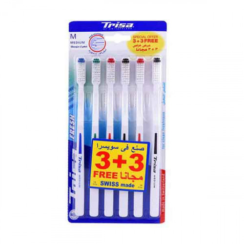 Trisa Toothbrush Fresh 6 Pieces