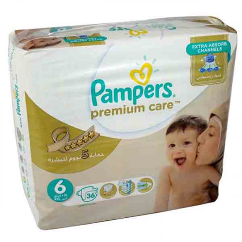 Pampers Premcare S6 Mega Pack 36 Count