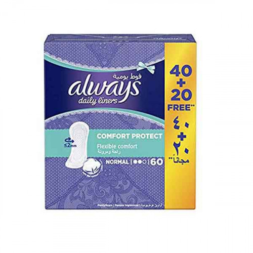 Always Comfort Protect Normal 60 Count