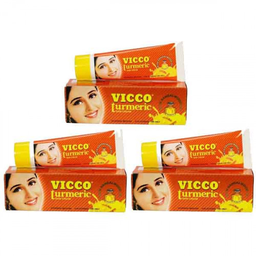 Vicco Turmeric with Sandalwood Oil Vanishing Cream 80g