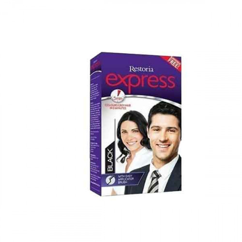 Restoria Express Hair Dye Black 40g